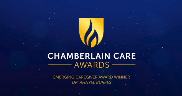 meet chamberlain care award winner dr ahnyel burkes