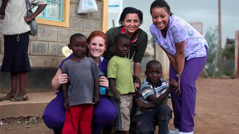 Chamberlain University Global Health Education Program Students in Kenya