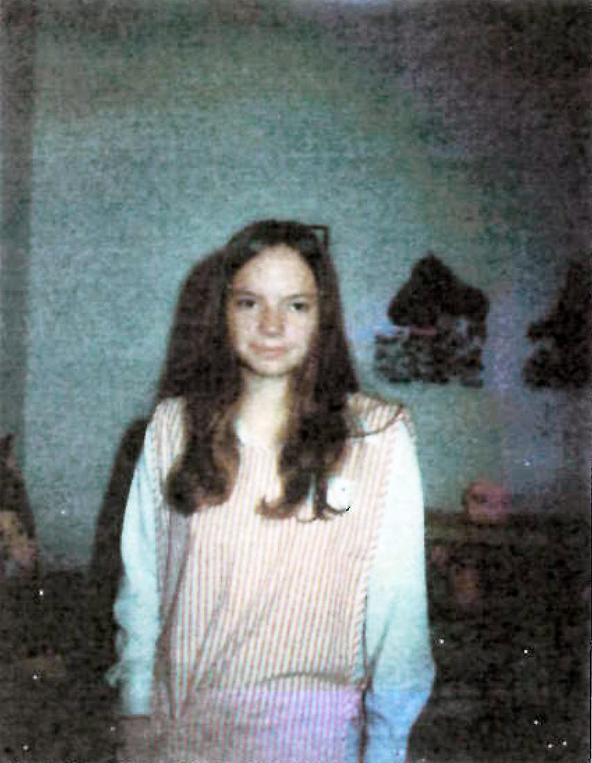 Karen Cox at 14 years old