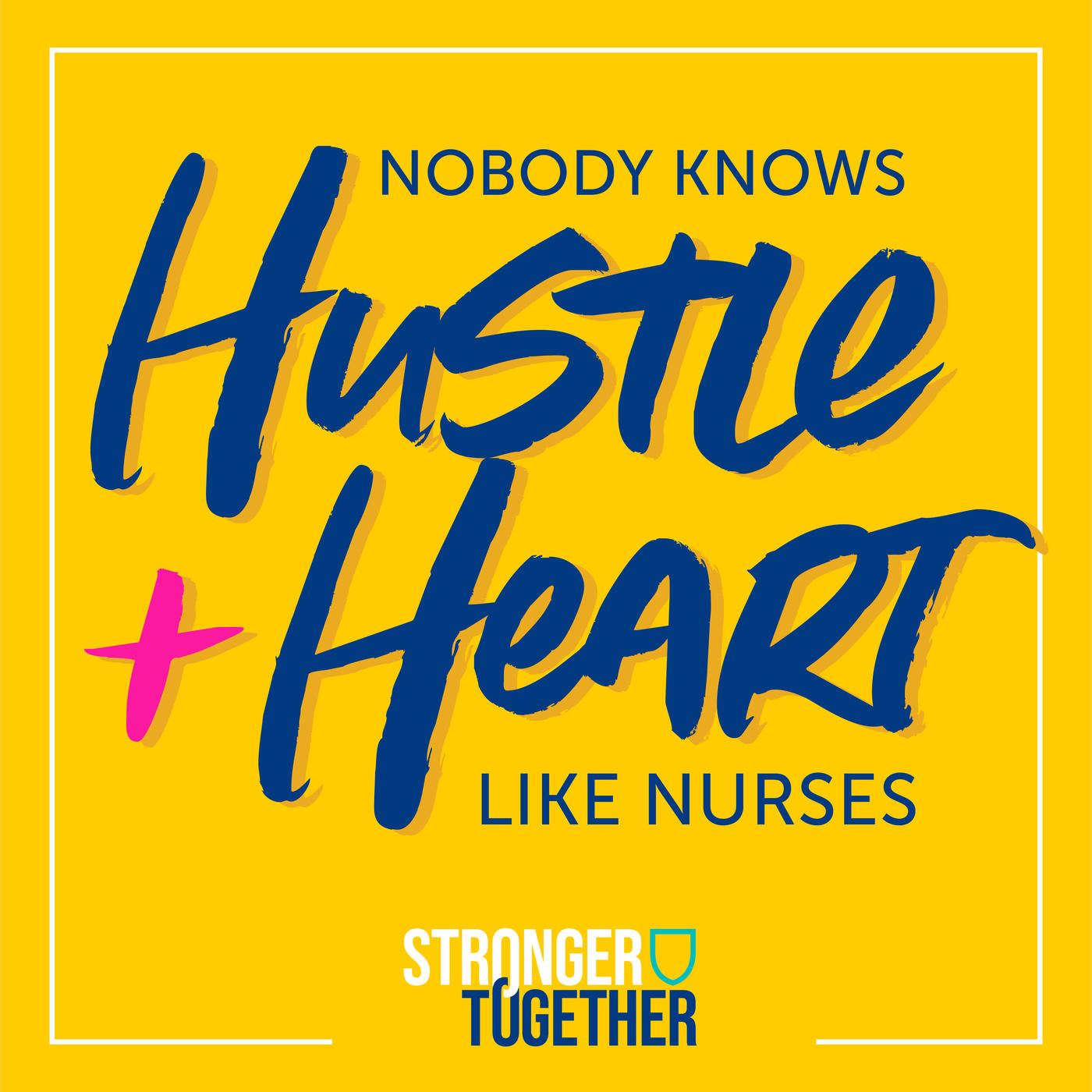"Nobody know hustle & heart like nurses"