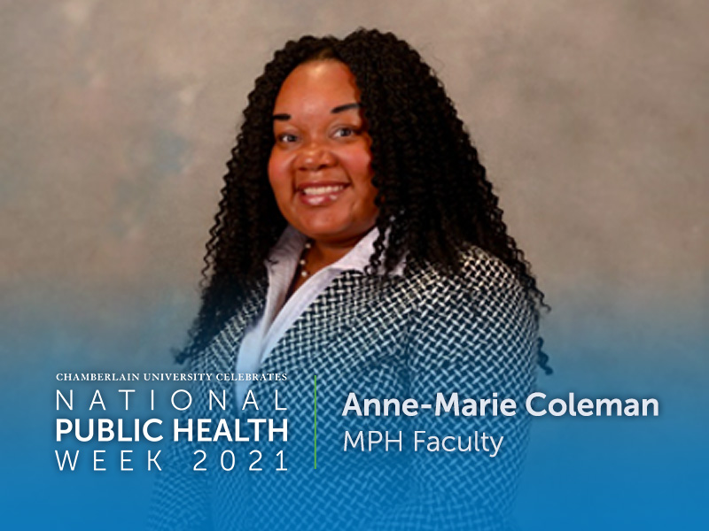 MPH Faculty Member Anne-Marie Coleman
