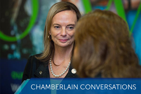 chamberlain conversations with Karen Cox, president of chamberlain university